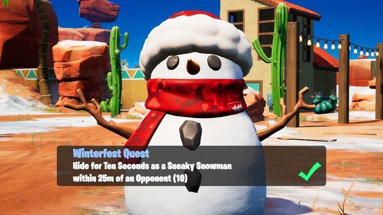 Hide Sneaky Snowman