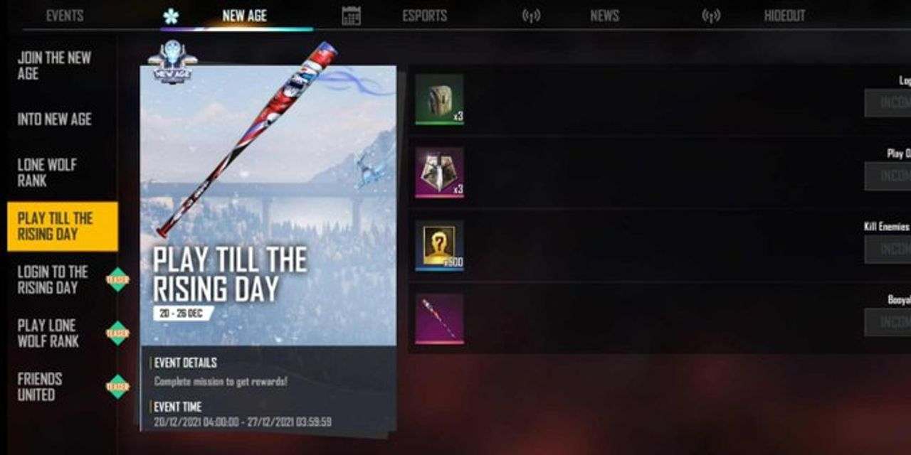 How to Get a Free Winter Basher Baseball Bat in Free Fire