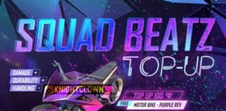 Free Fire Squad Beatz Top Up Event: Get a Brand New Gloo Wall Skin!