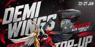 Free Fire Demi Wing Top Up Event: Get Burning Flap Loot Box!