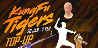 Free Fire Kungfu Tigers Top Up: Get Legendary Kungfu Tiger Emote!