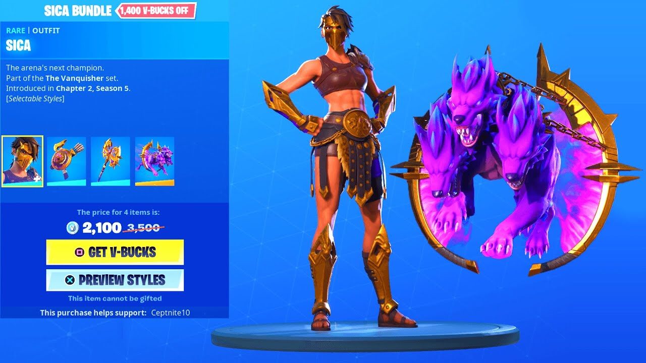 Fortnite Sica Skin