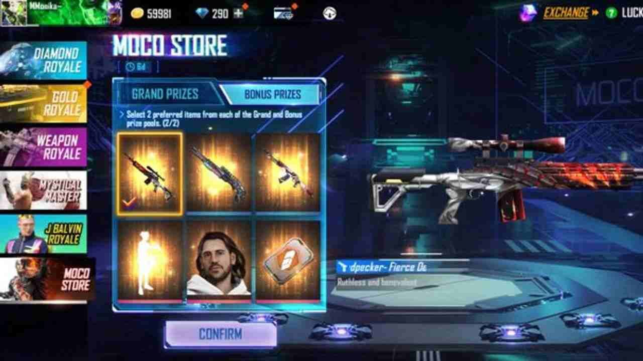 Free Fire Moco Store: Get Fierce Demilord Bundle in Free Fire!