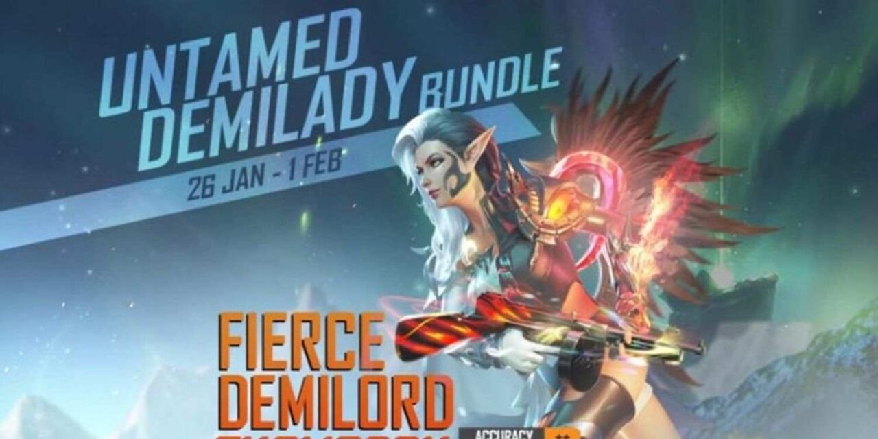 Free Fire Demilady Bundle: New Faded Wheel and Demon Lord Thompson!