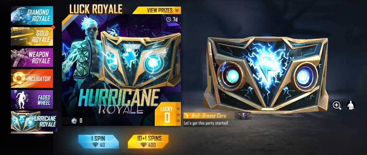 Free Fire Hurricane Royale