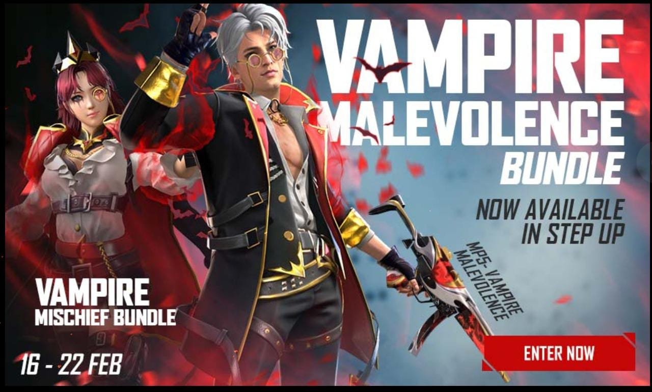  Vampire Malevolence Bundle Event Free Fire