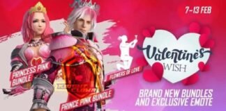 Free Fire Valentine Wish Event: Get New Exclusive Bundles and Emotes