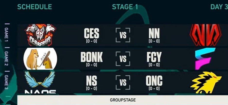 APAC Day 3 schedule