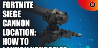 Siege Cannon Fortnite: How to Launch Yourself From it?
