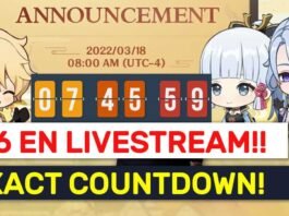 Genshin Impact 2.6 Livestream Countdown: Start Time and Much More