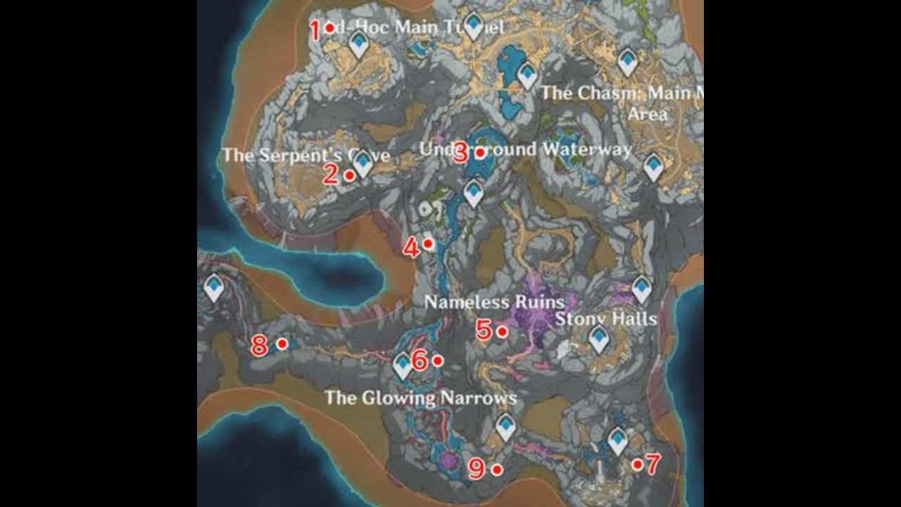 All Orb of Blue Depths location 
