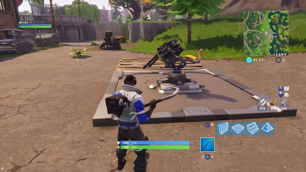 mounted turret fortnite location