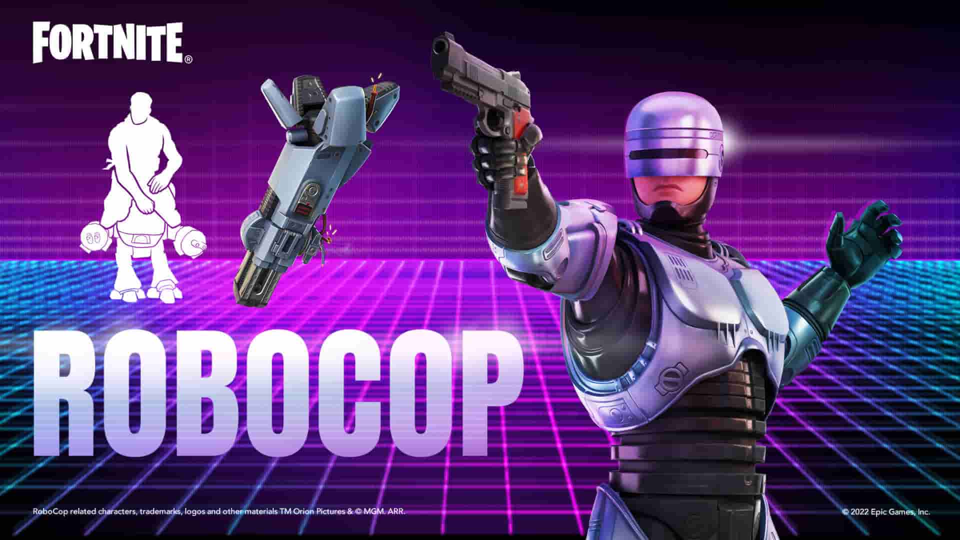 Robocop Fortnite is here: The skin Arrived to Protect the Island. We get to see Robocop X Fortnite! Read more to see official tweets!