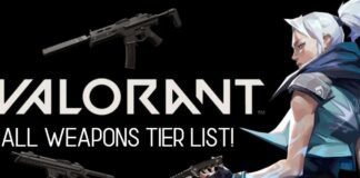 Valorant Weapon Tier List