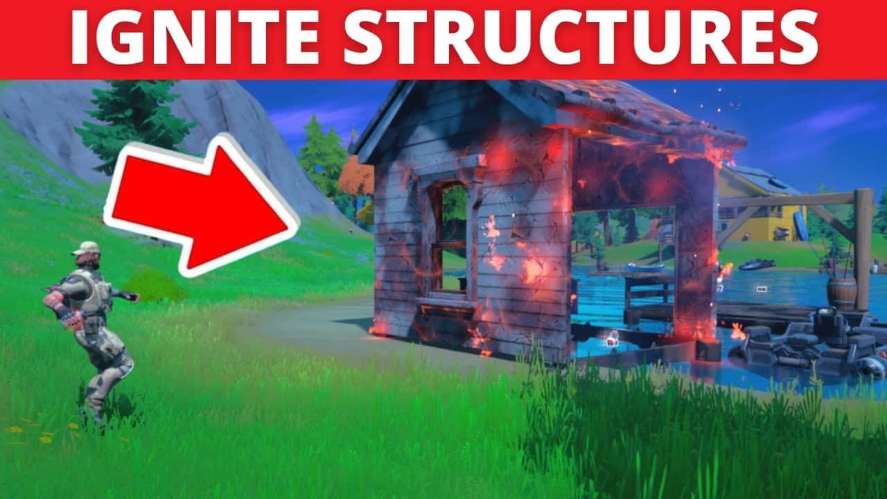 Ignite Structures Fortnite is nowhere for players: Read How to Ignite These Structures in Game here! See walkthrough video too!