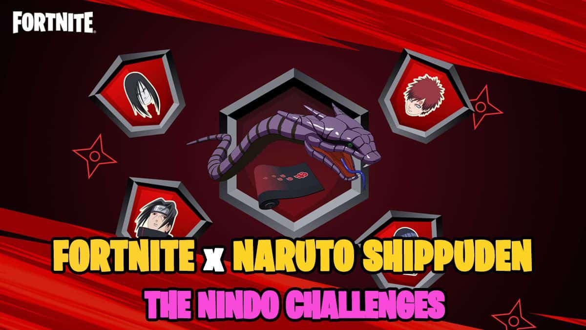 Fortnite X Naruto: The Nindo Challenges 2022 & Free Rewards (Manda Glider)