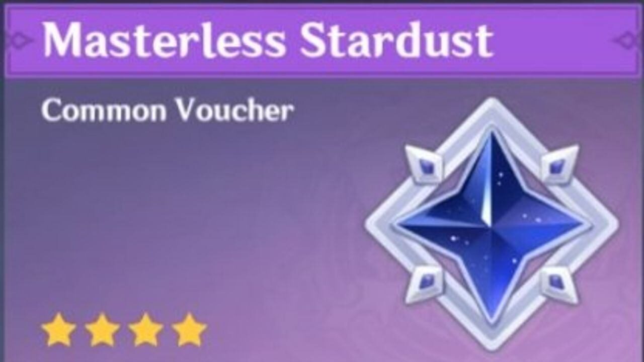 How to Obtain (& Use) Masterless Stardust in Genshin Impact?