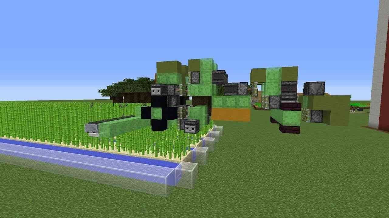 Minecraft Automatic Sugar Cane Harvester