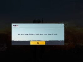 BGMI Server Down Error