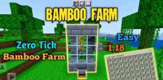 Building Bamboo Farm In Minecraft 1.19