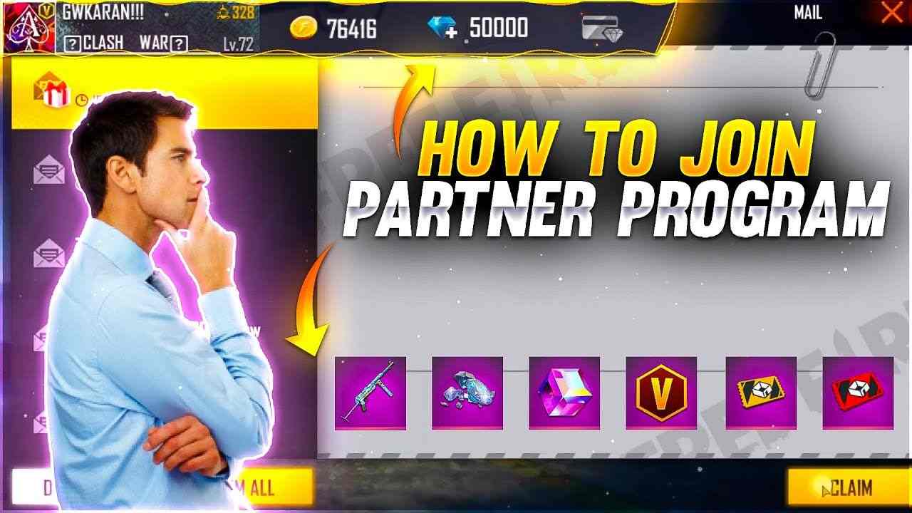 Free Fire Partner Program: Process To Join, Benefits And More