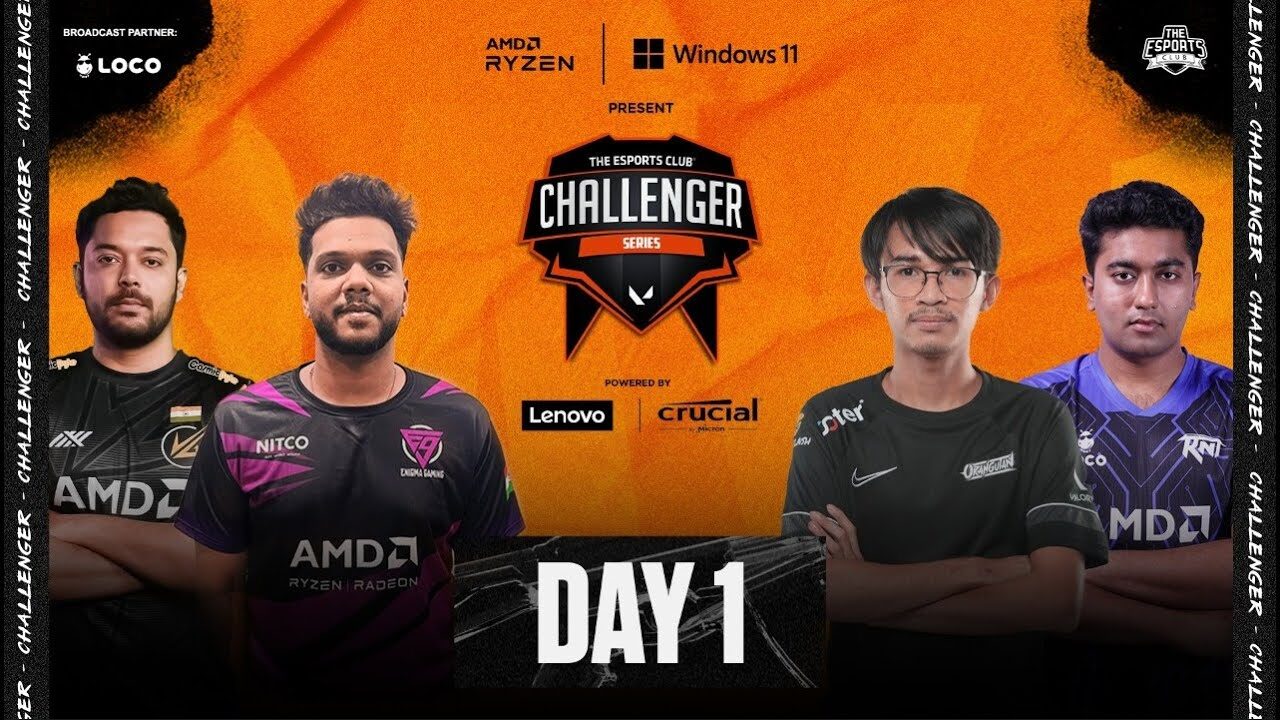 Valorant TEC Challenger Series 8 Day 1 results