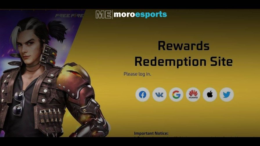 Free Fire Redeem Code Today 19 August 2022