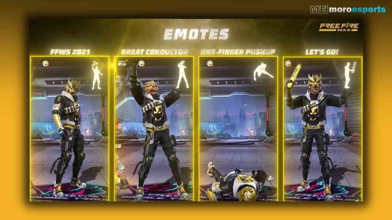 Free Fire emotes