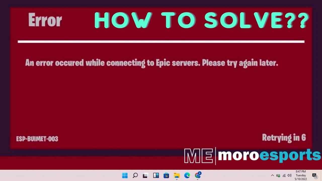 how to solve esp buimet 003 in fortnite