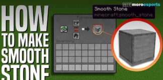 how to make smooth stone in minecraft