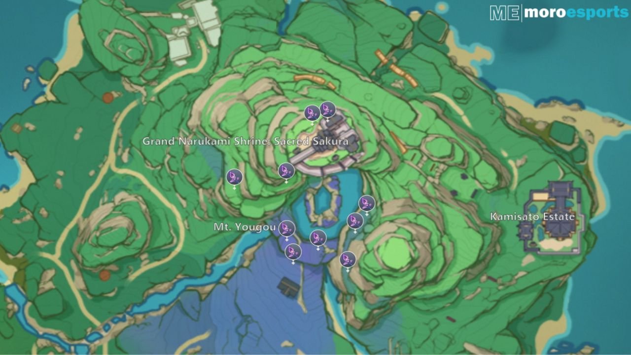 Naku Weed locations