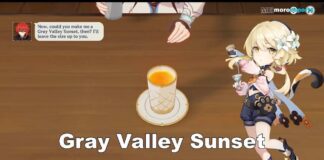 gray valley sunset genshin impact