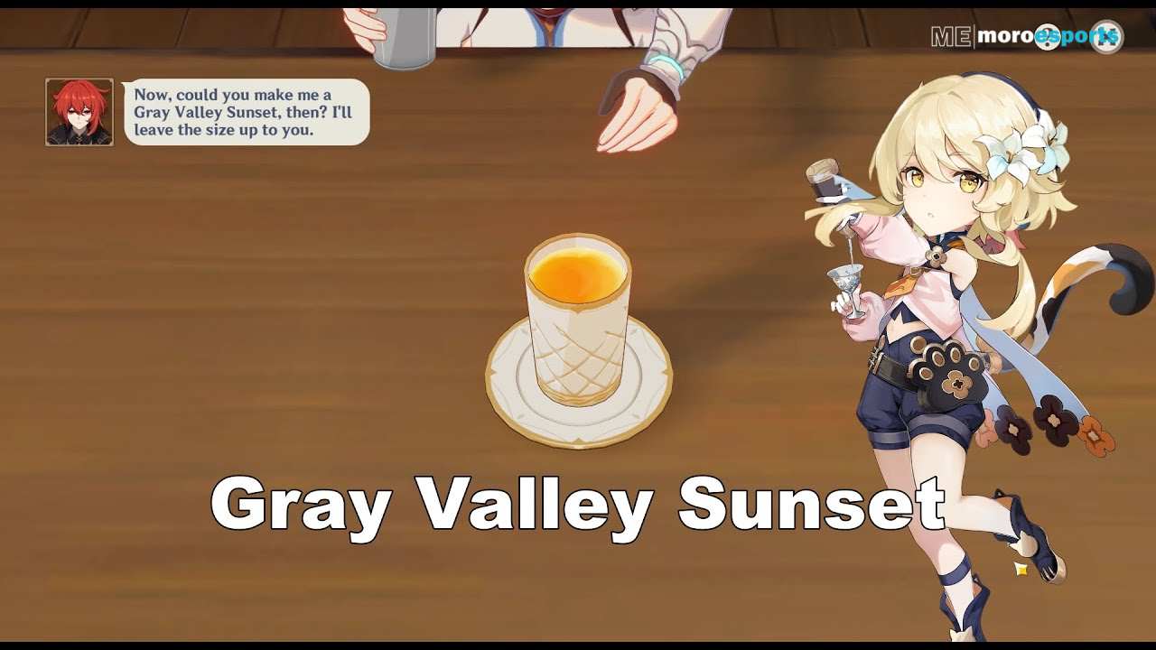 gray valley sunset genshin impact