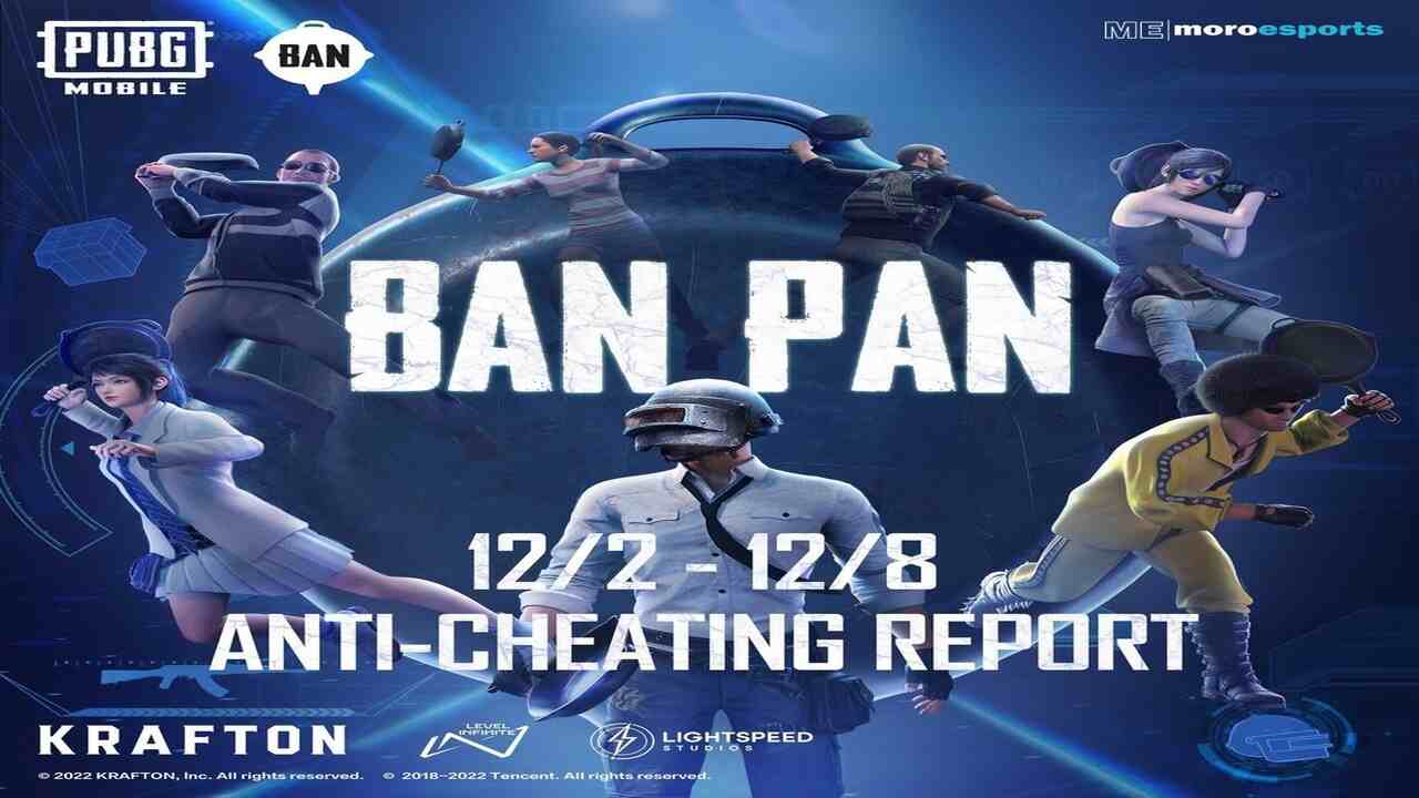PUBG Mobile BAN PAN Anti Cheat Report
