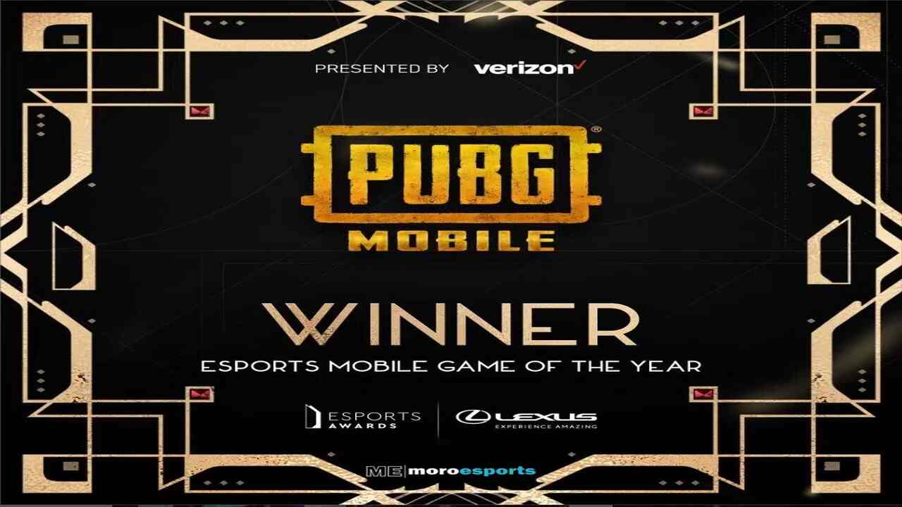 PUBG Mobile is awarded Esports Mobile Game of the Year at the Esports Awards 2022