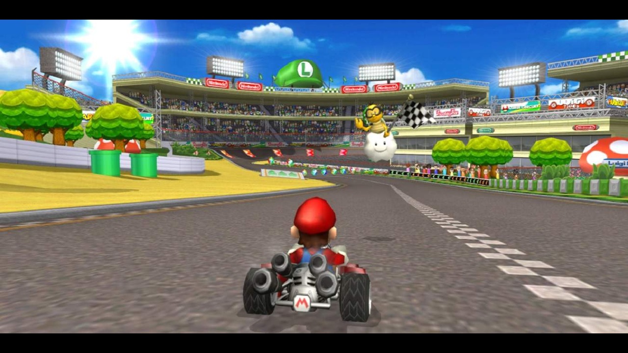 Mario Kart is a great game on Dolphin