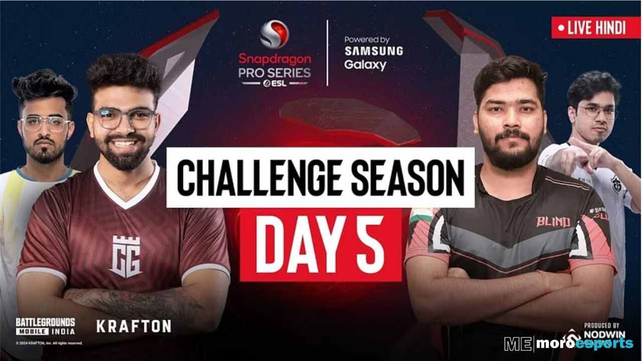 ESL Snapdragon BGMI Pro Series 2024 Challenge Season Day 5 Teams