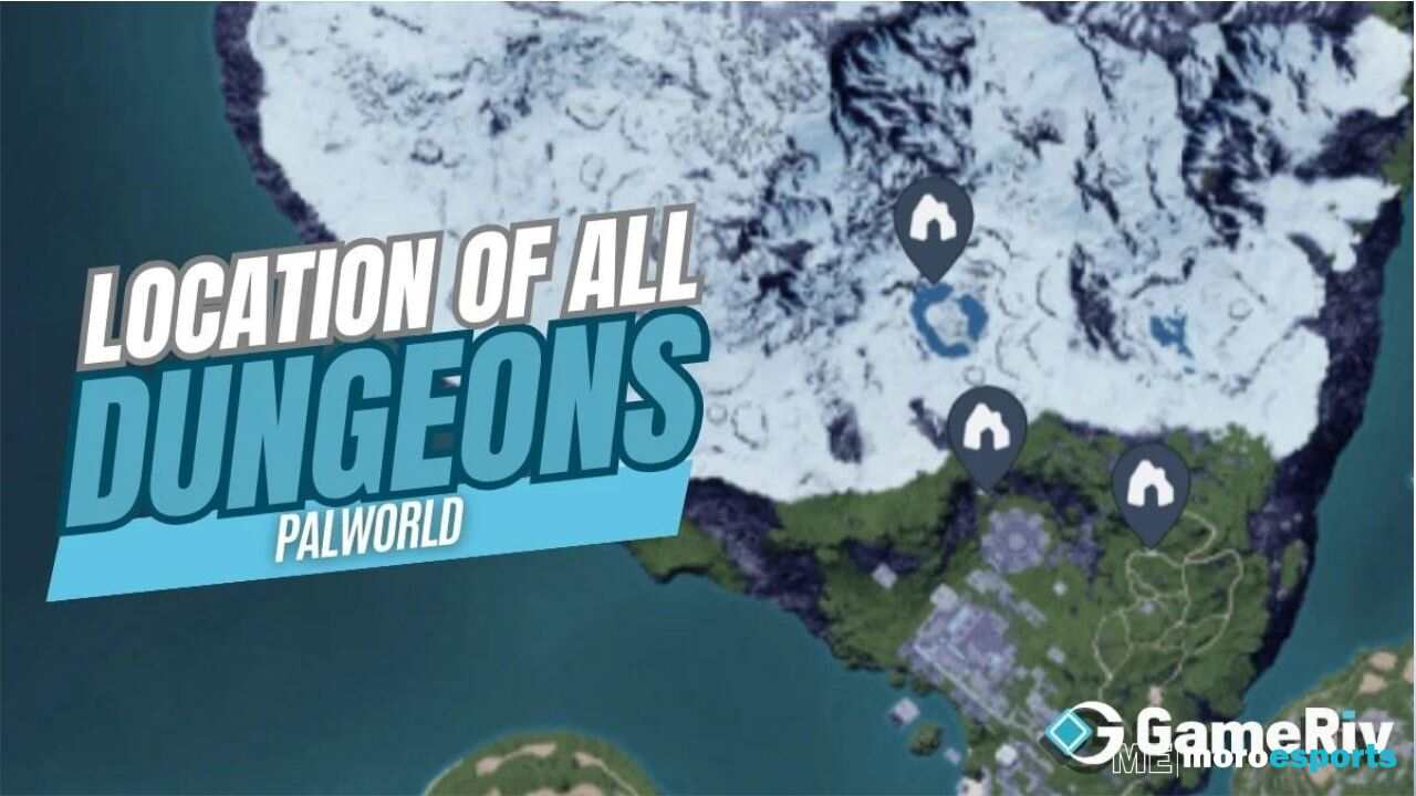 Palworld dungeons locations