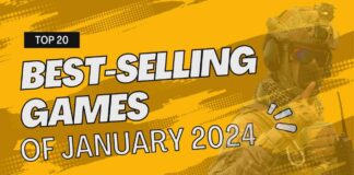 Top 20 Best Selling Games of January 2024
