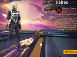 Free Fire OB44 Kairos character