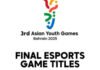 Indian Esports Shifts Gears as Rocket League, eFootball & Street Fighter Join AYG 2025 Medal Roster