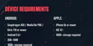 Valorant Mobile Minimum Specs, Recommend Specs and High End Specs Required
