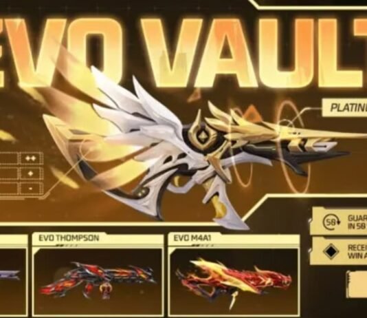 Free Fire MAX June 2025 Evo Vault Brings Back M4A1 Infernal Draco, MP5 Divinity & More