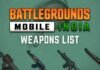 BGMI All Guns Damage List 2025: Complete Details