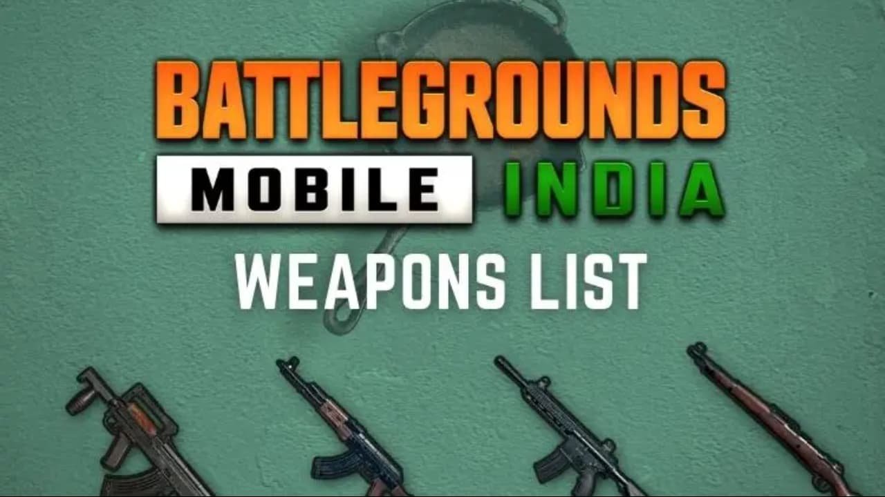 BGMI All Guns Damage List 2025: Complete Details