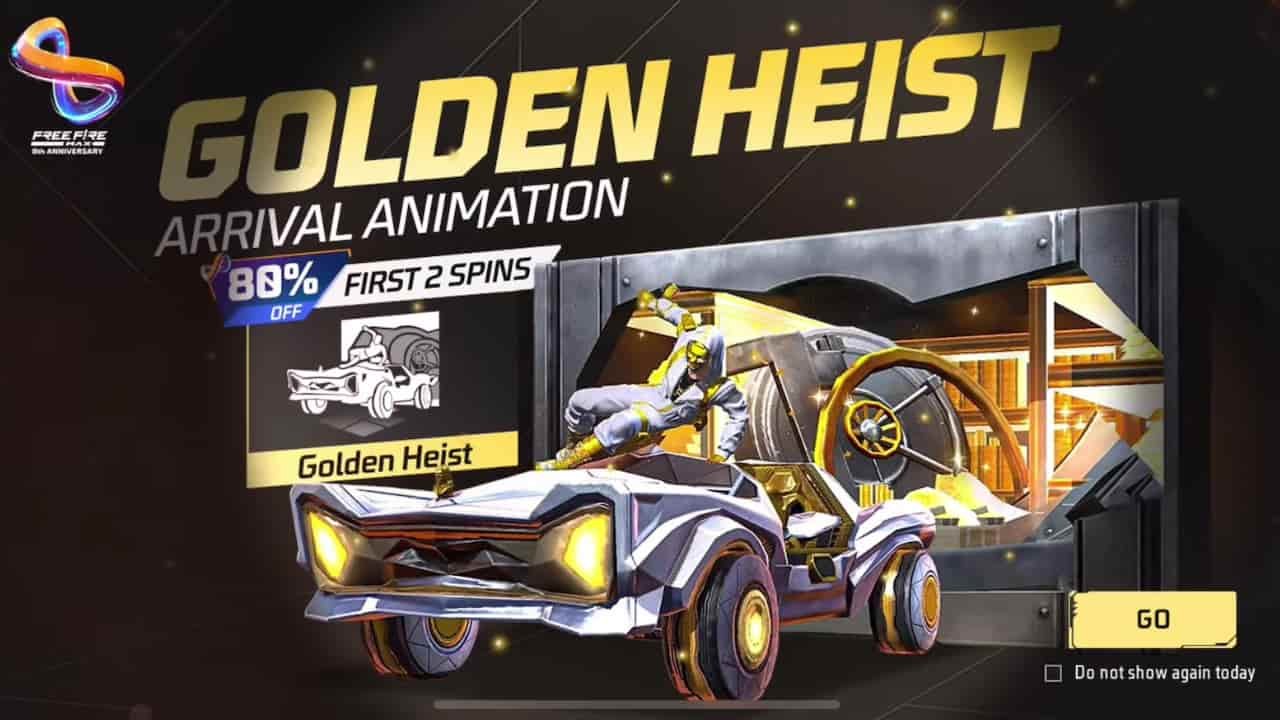 Free Fire MAX Faded Wheel: How to Get the Golden Heist Emote Before It Ends
