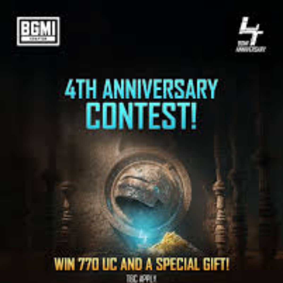 BGMI 4th Anniversary Contest