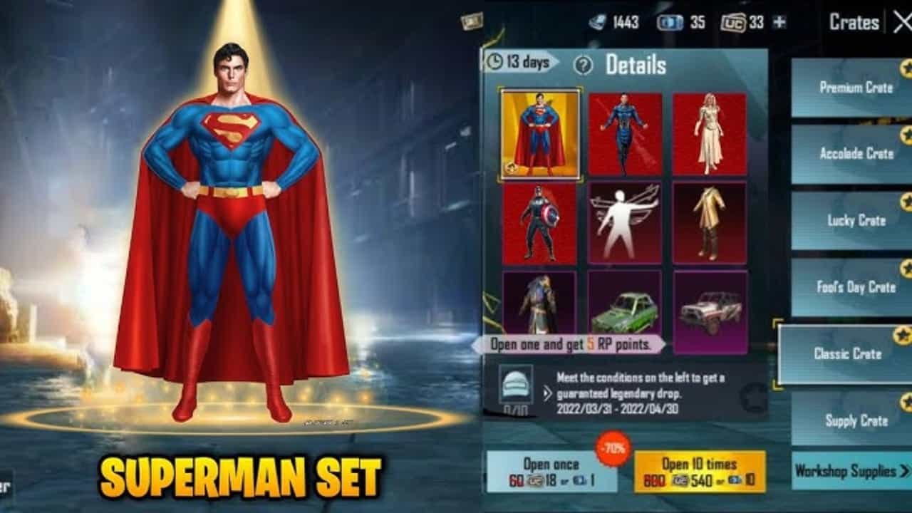 BGMI x Superman