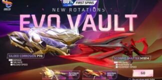 How to Get P90 Gilded Corrosion Skin in Free Fire MAX July 2025 Evo Vault
